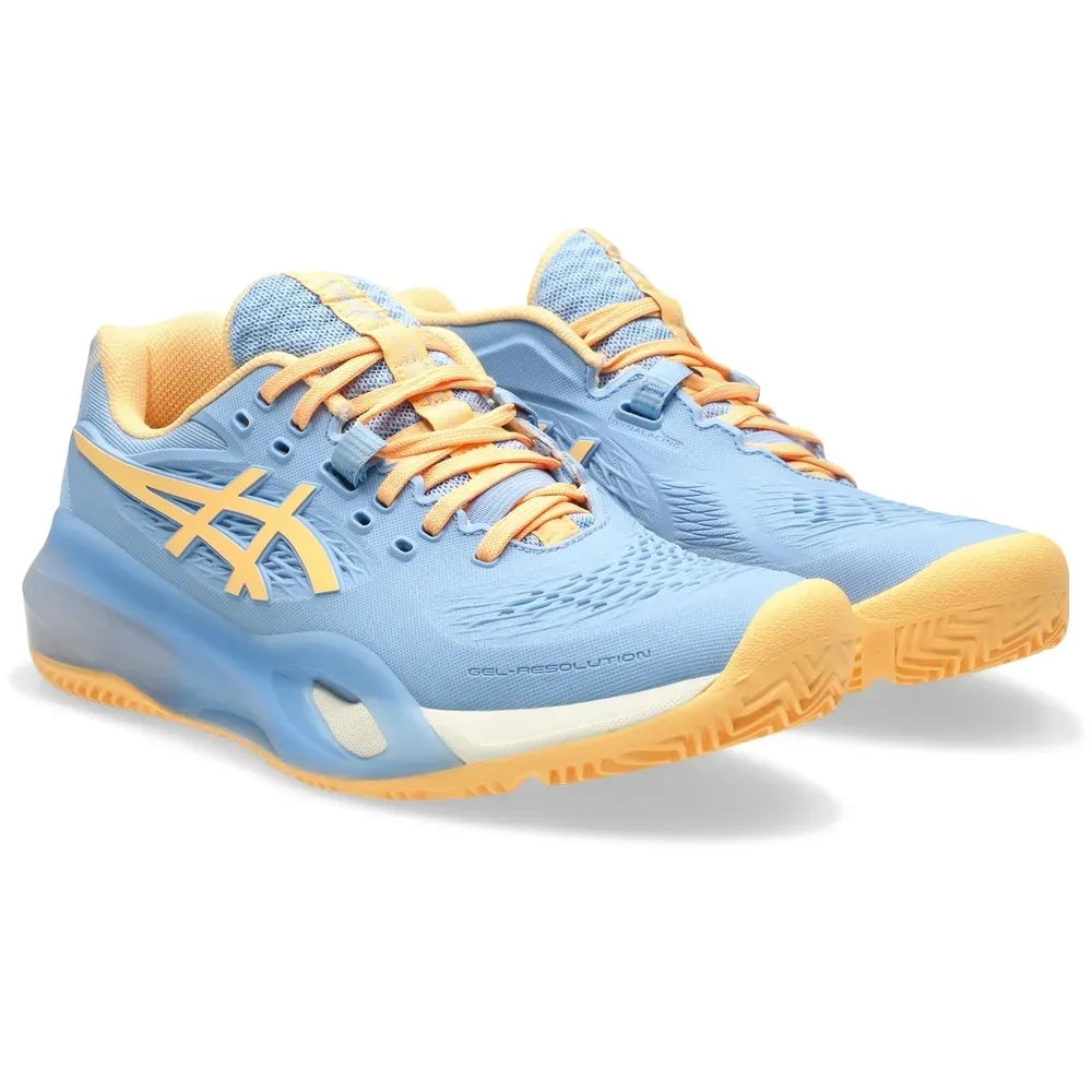 ASICS TENIS GEL RESOLUTION X PADEL STONE WASH/ORANGE GLOW