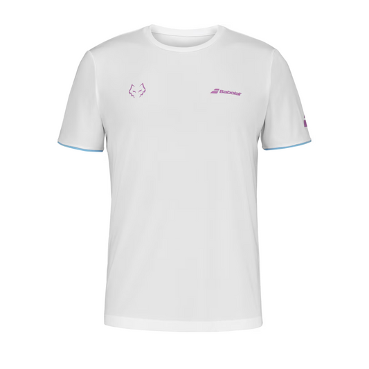 BABOLAT CREW NECK TEE LEBRON MEN WHITE/WHITE