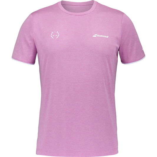 BABOLAT CREW NECK TEE LEBRON MEN ROSA