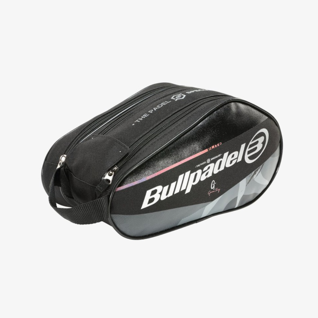 BULLPADEL NECESER CASE NEGRO Y ROSA