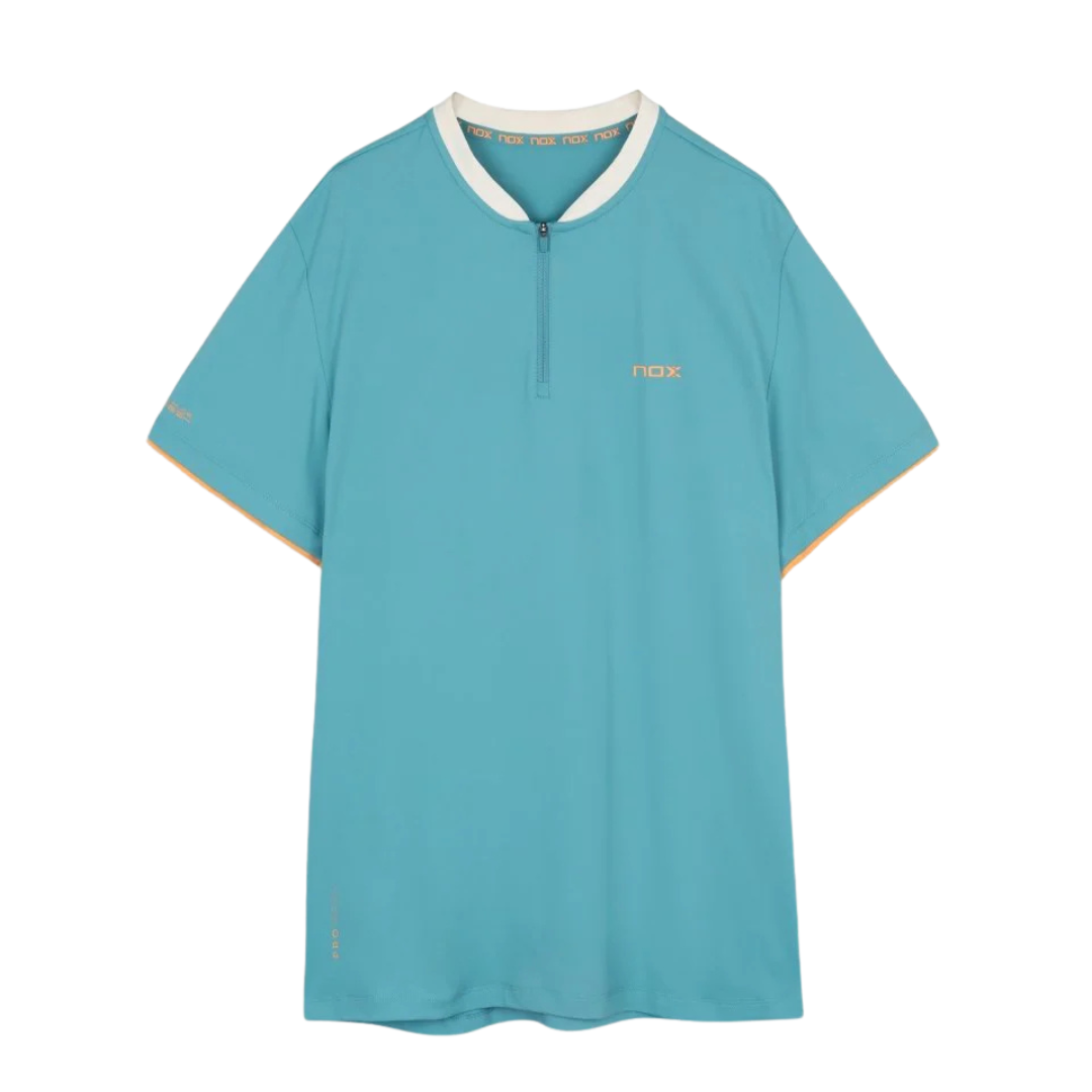 NOX CAMISETA POLO HOMBRE PRO TURQUESA