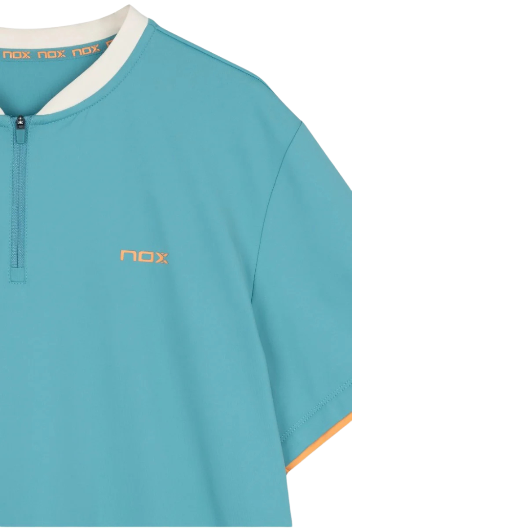 NOX CAMISETA POLO HOMBRE PRO TURQUESA