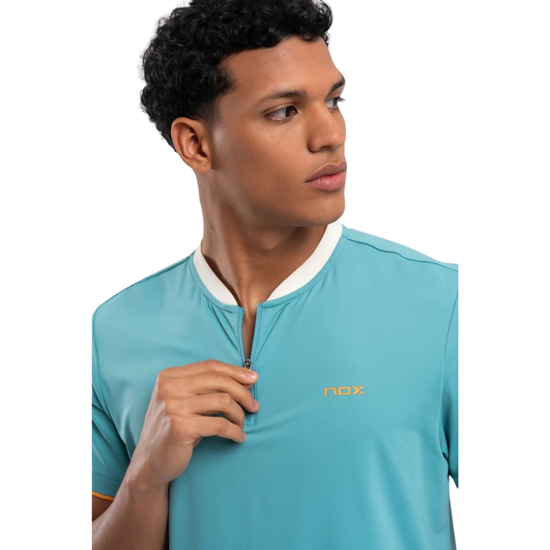 NOX CAMISETA POLO HOMBRE PRO TURQUESA