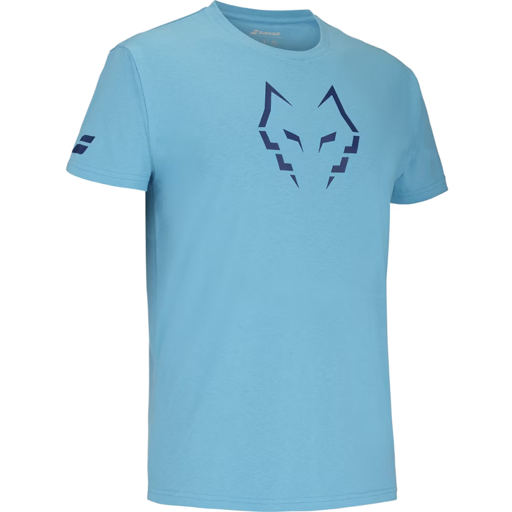 Babolat, Cotton Tee Lebrón Hombre Azul Cielo