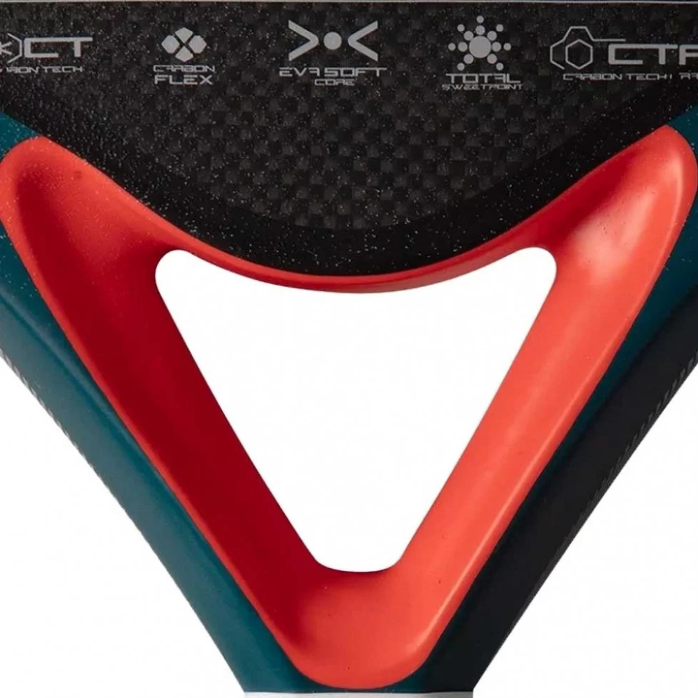 RS PALA PADEL PRIME TEAM BLACK TURQUESA ORANGE