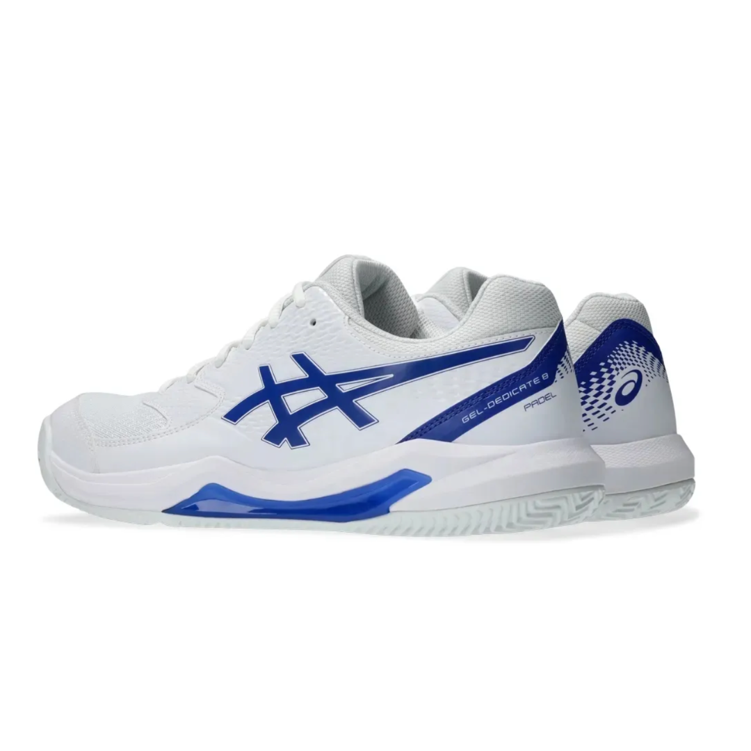 ASICS TENIS GEL DEDICATE 8 PADEL MEN WHITE/DARK COBALT