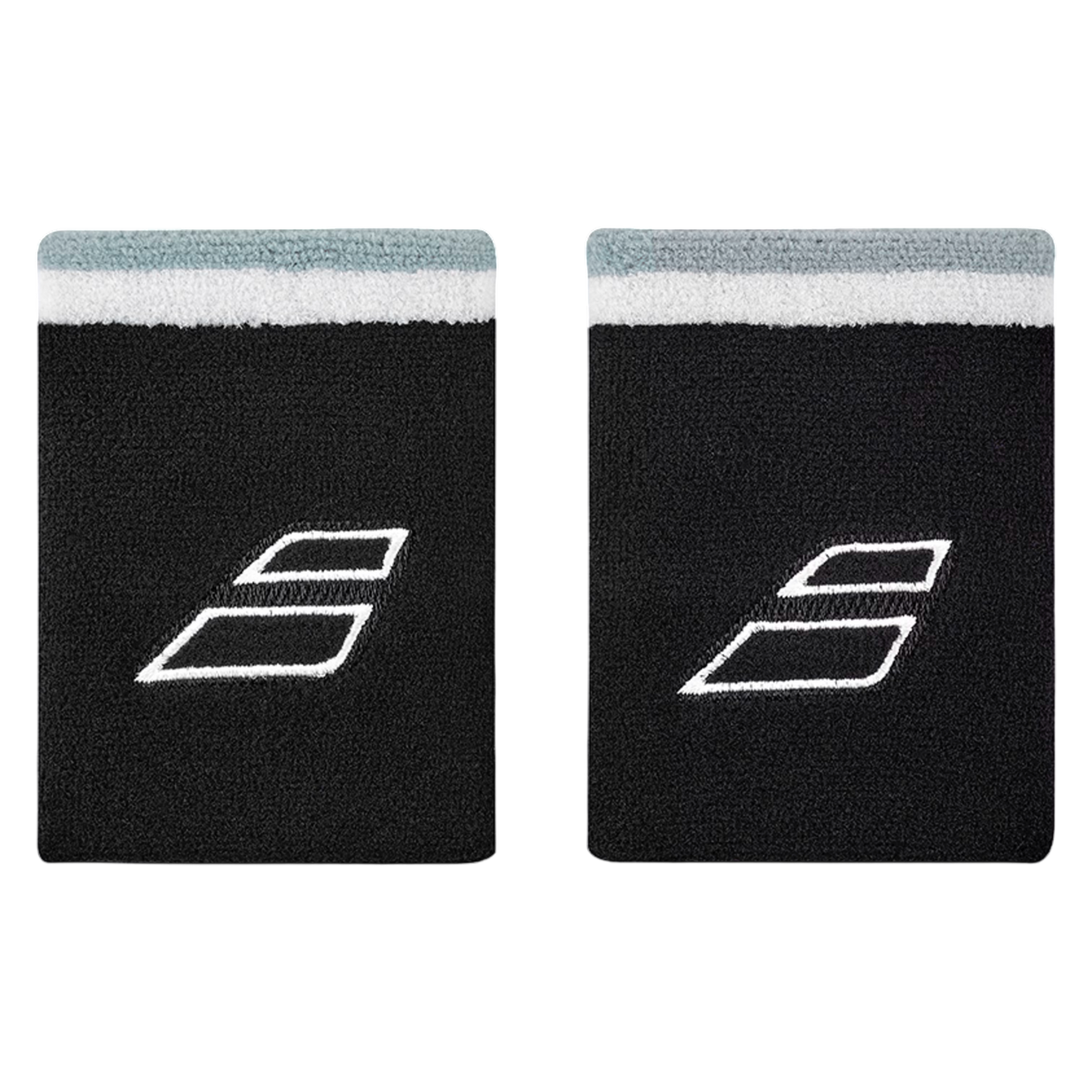 BABOLAT MUÑEQUERA TERRY JUMBO WRISTBAND BLACK/ WHITE