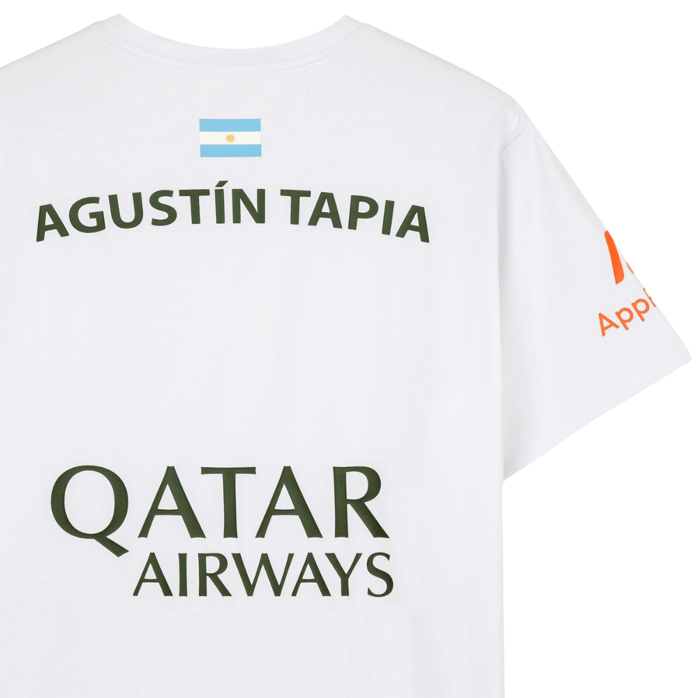 NOX CAMISETA SPONSORS AT10 WHITE BY AGUSTIN TAPIA