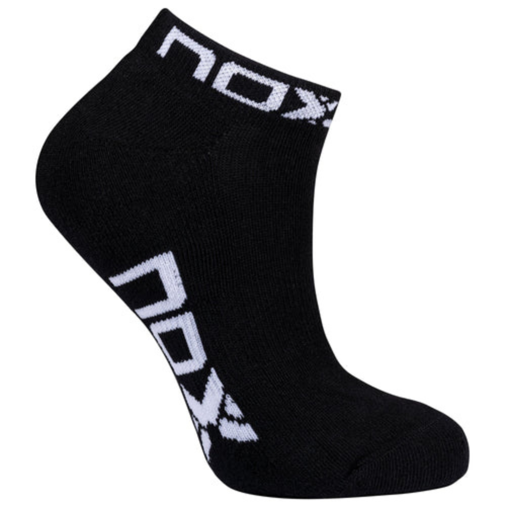 NOX CALCETINES TÉCNICOS TOBILLEROS BLACK/WHITE