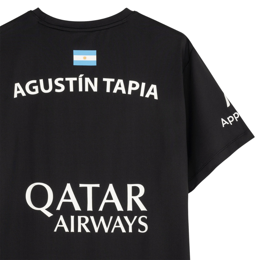 NOX CAMISETA SPONSORS AT10 BLACK AGUSTIN TAPIA