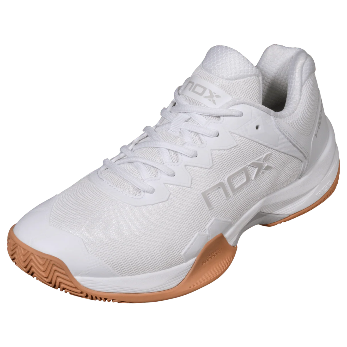 NOX TENIS DE PADEL ML10 HEXA WHITE/GUM RUBBER