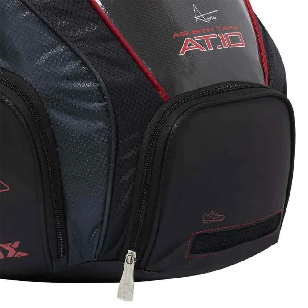 NOX MOCHILA AT10 STREET BLACK LOGO ROJO