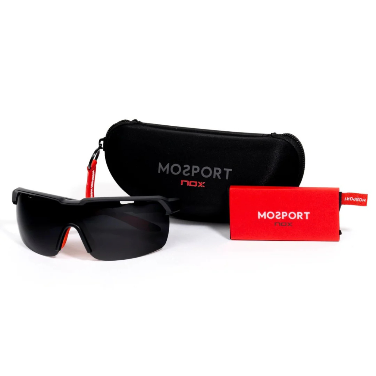 NOX GAFAS DEPORTIVAS NOX/MO FIGNON TEMPO NEGRO/ROJO