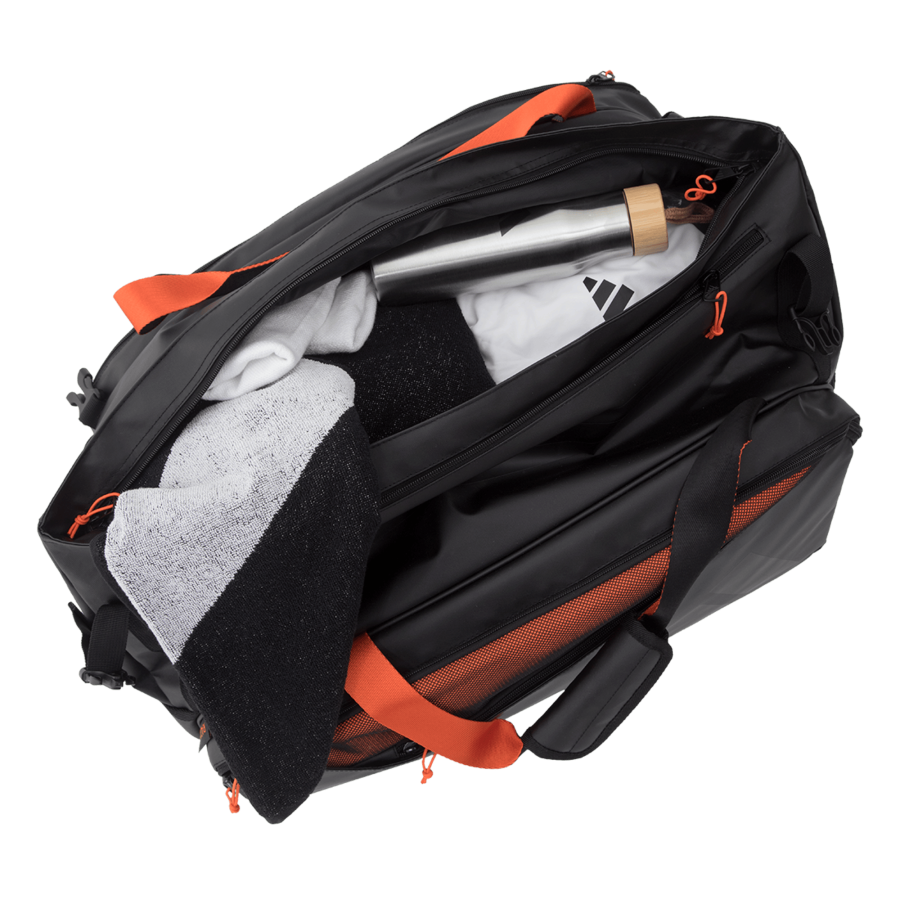 ADIDAS RACKET BAG MULTIGAME BLACK/ORANGE 3.4