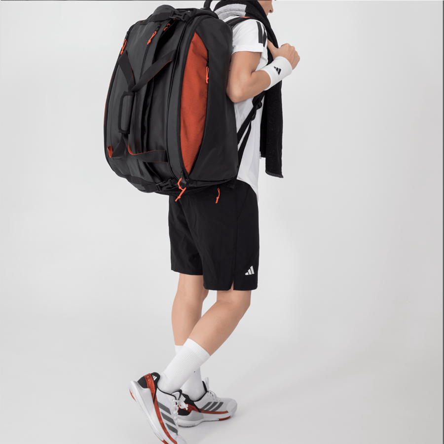 ADIDAS RACKET BAG MULTIGAME BLACK/ORANGE 3.4