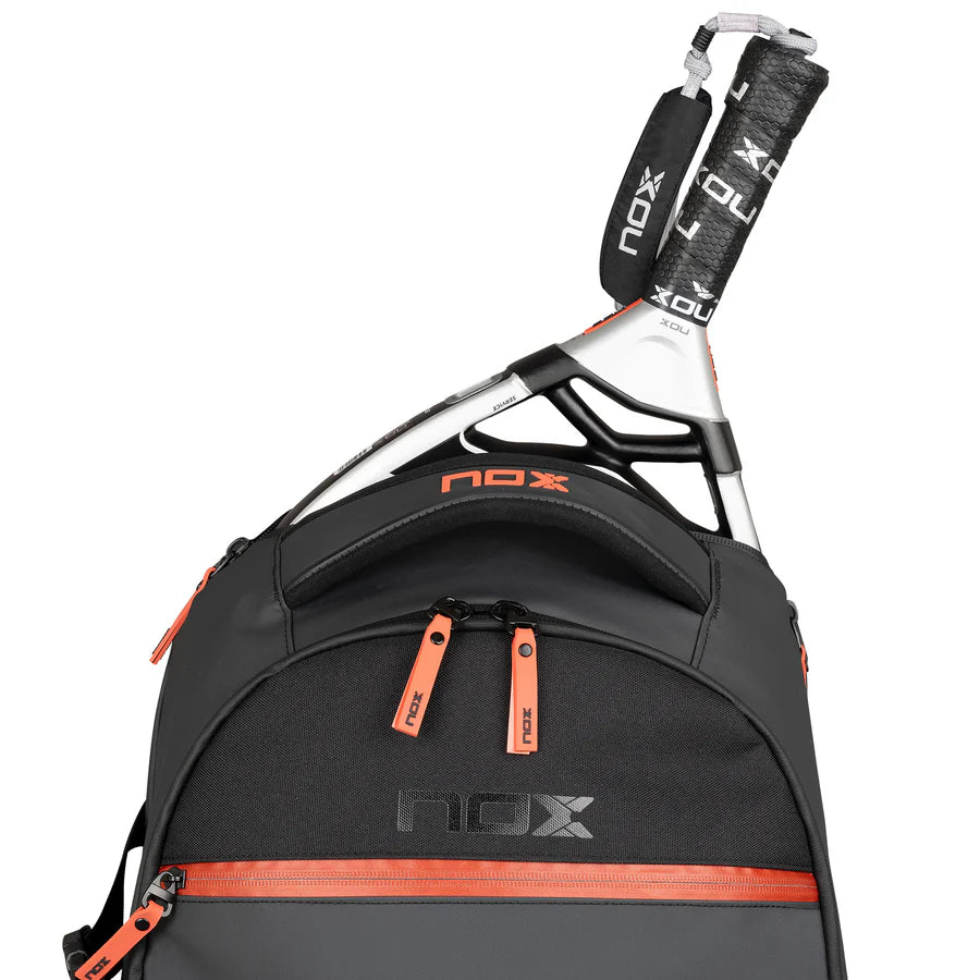MOCHILA LUXURY OPEN SERIES NEGRO/ROJO