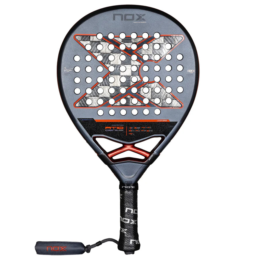 Pala Padel Nox AT10 Luxury GENIUS 18K Alum 2025 by Agustín Tapia