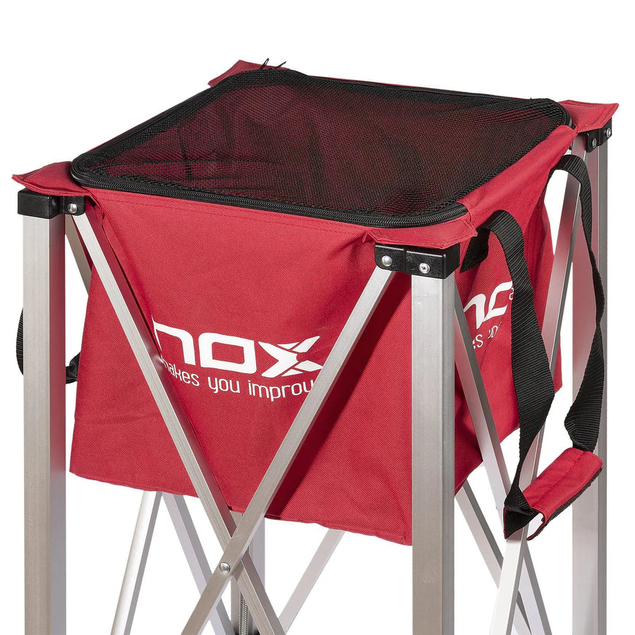 NOX Cesto plegable con ruedas para clases de pádel