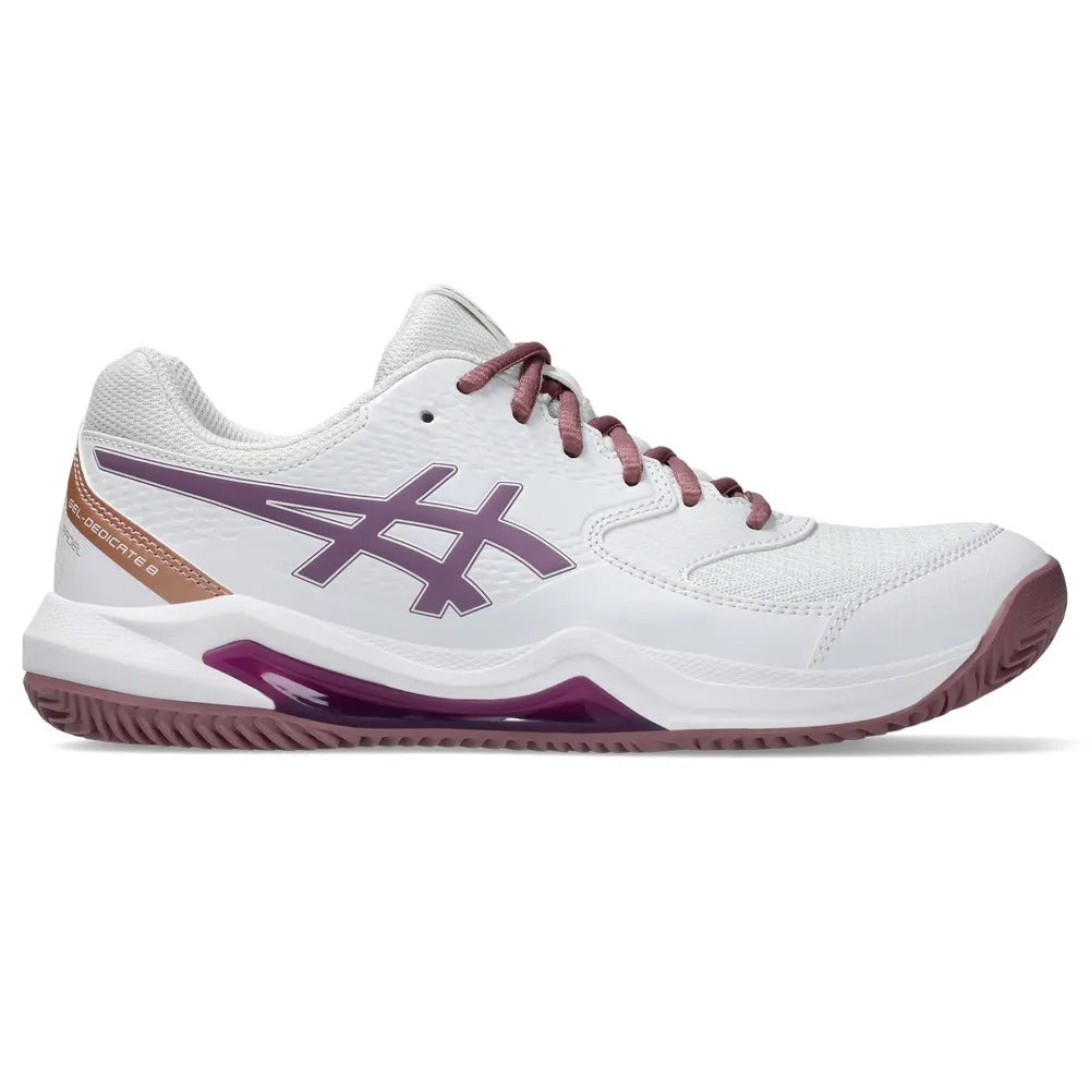 ASICS TENIS GEL DEDICATE 8 PADEL WOMEN WHITE/DARK UBE