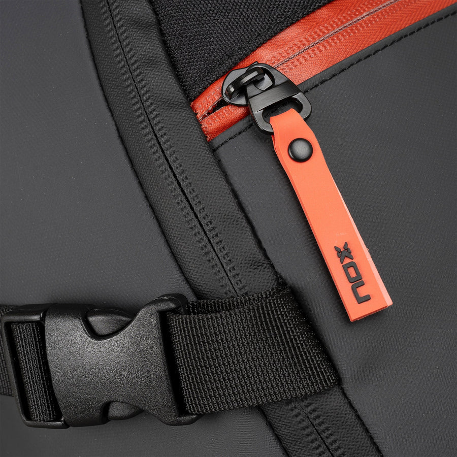 MOCHILA LUXURY OPEN SERIES NEGRO/ROJO