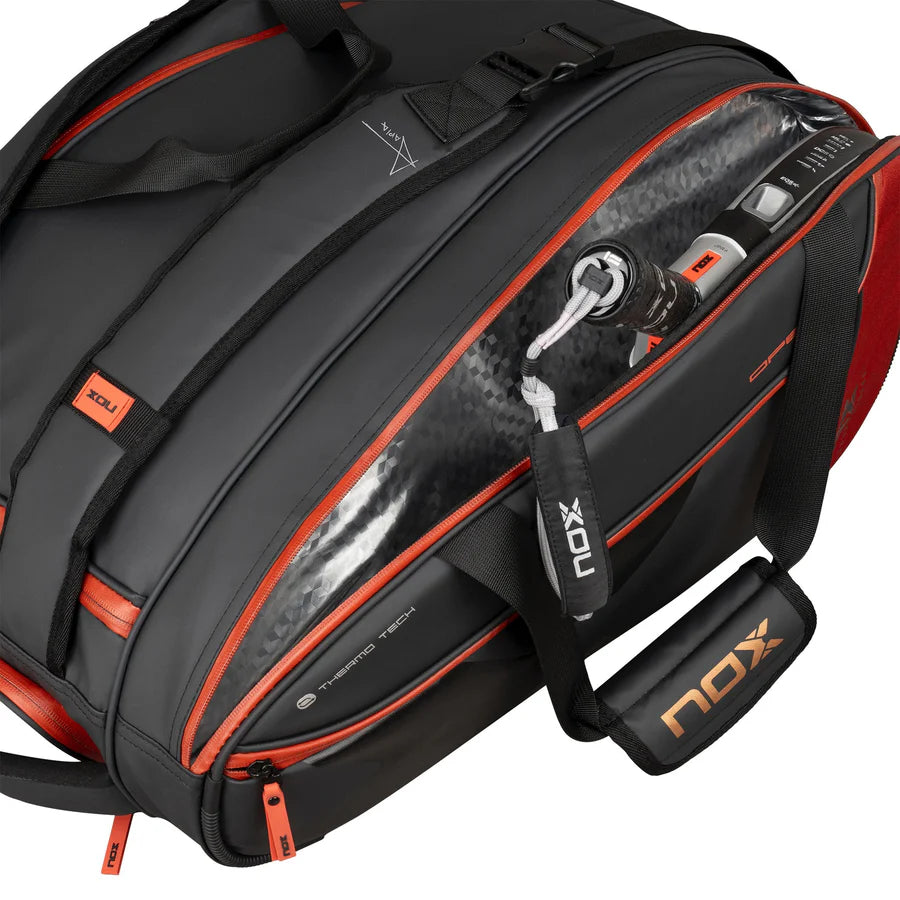 PALETERO LUXURY OPEN SERIES NEGRO/ROJO