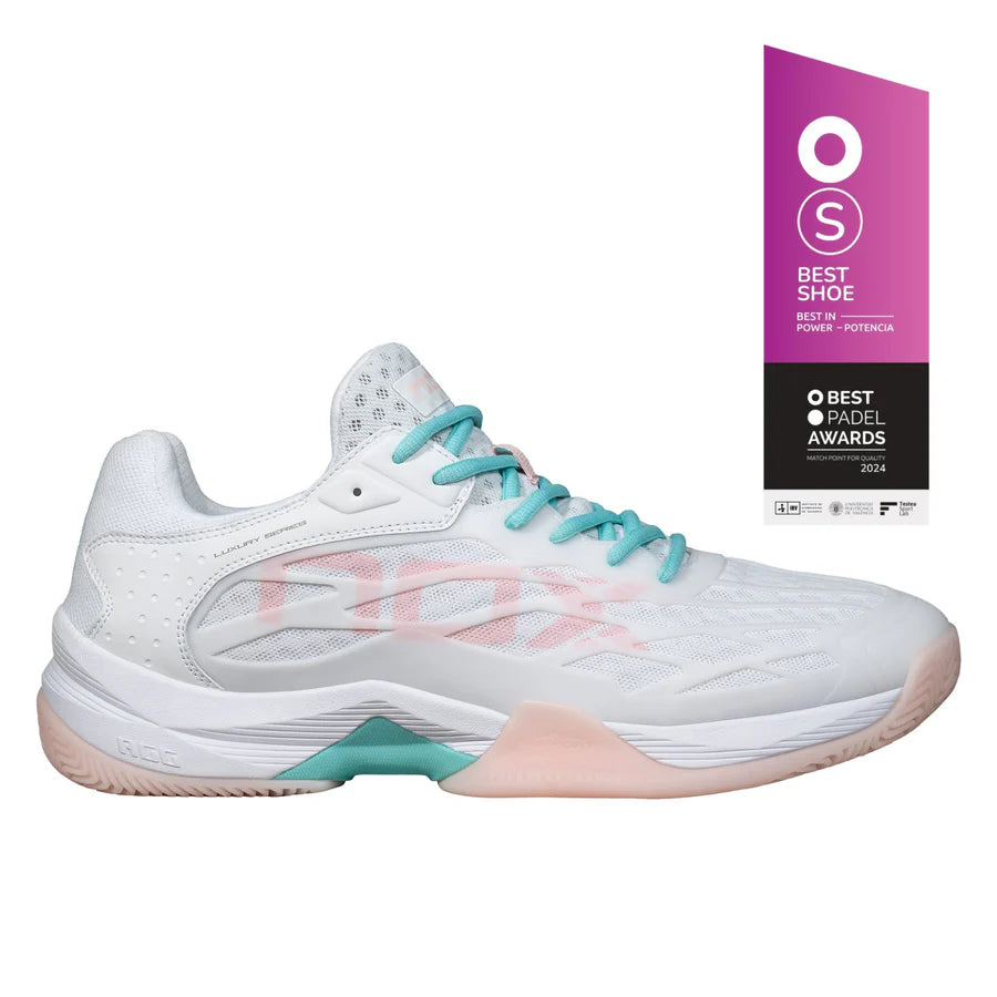 NOX TENIS DE PADEL AT10 LUX BLANCO/POTPURRI