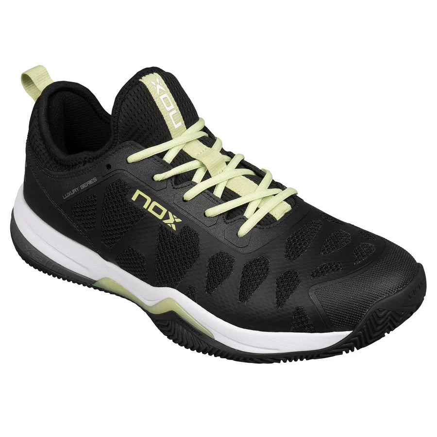 NOX TENIS DE PADEL NERBO BLACK/LIMA SUAVE