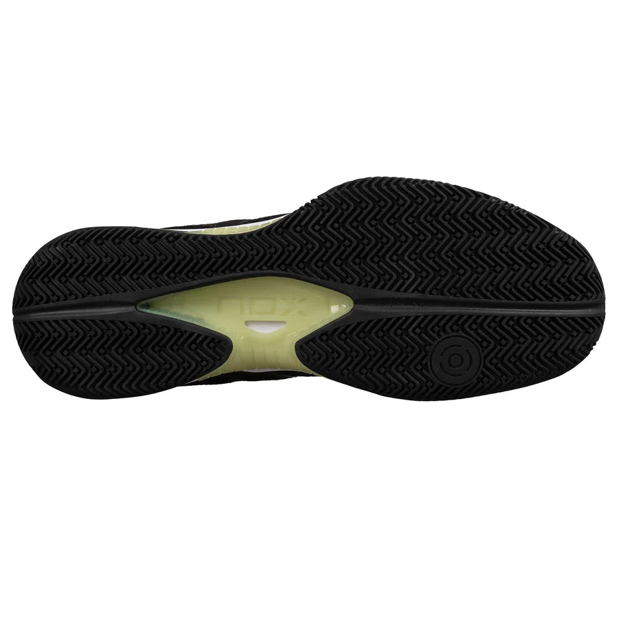 NOX TENIS DE PADEL NERBO BLACK/LIMA SUAVE