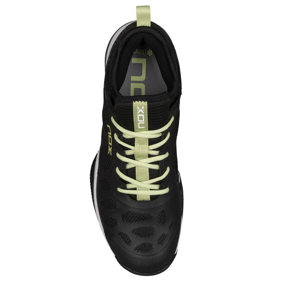NOX TENIS DE PADEL NERBO BLACK/LIMA SUAVE