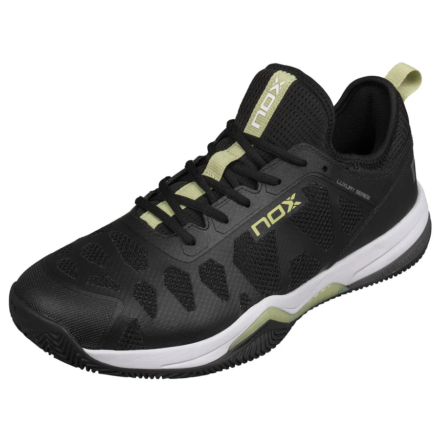 NOX TENIS DE PADEL NERBO BLACK/LIMA SUAVE
