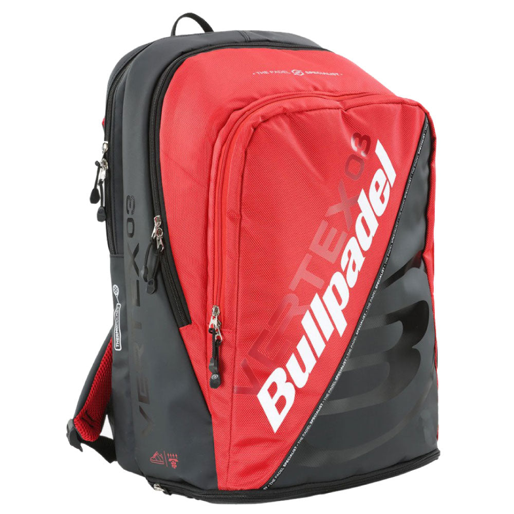 MOCHILA VERTEX 03 NEGRO ROJO