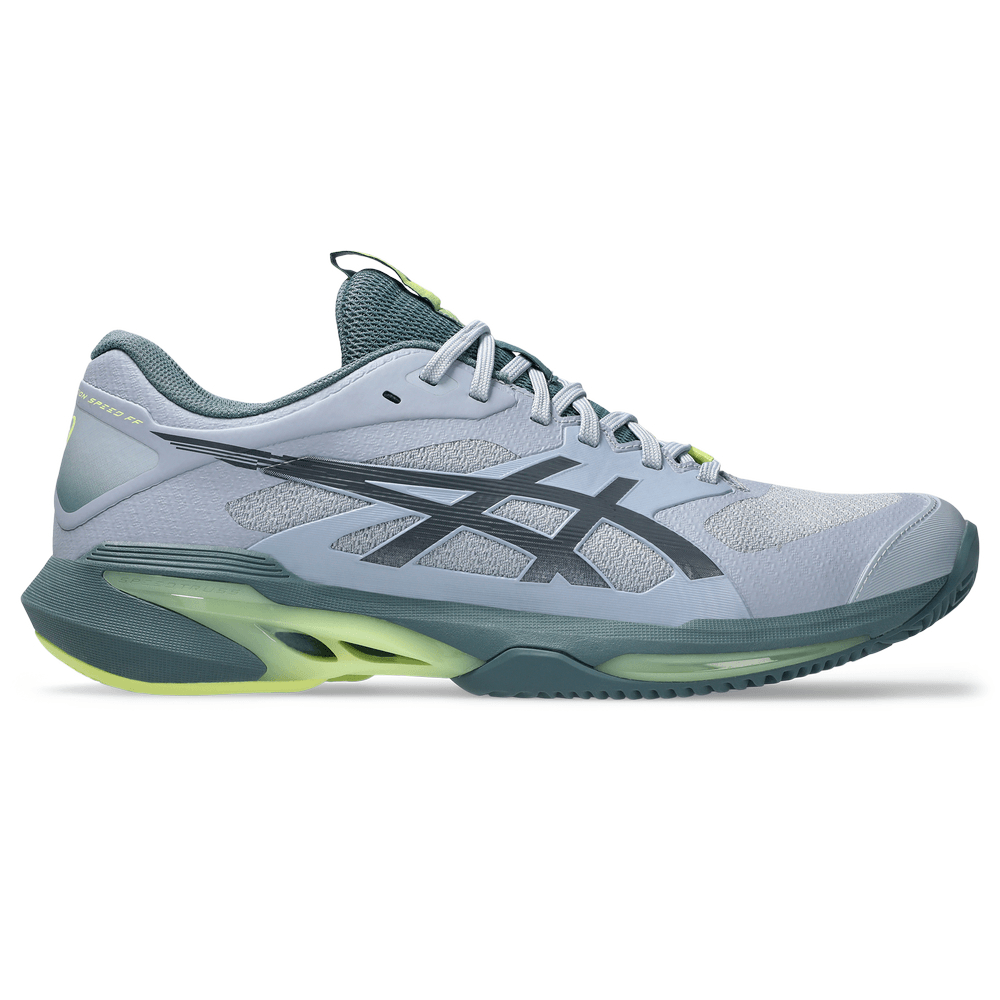 ASICS MEN SHOES SOLUTION SPEED FF4 CLAY GREY BLUE / IRONCLAD