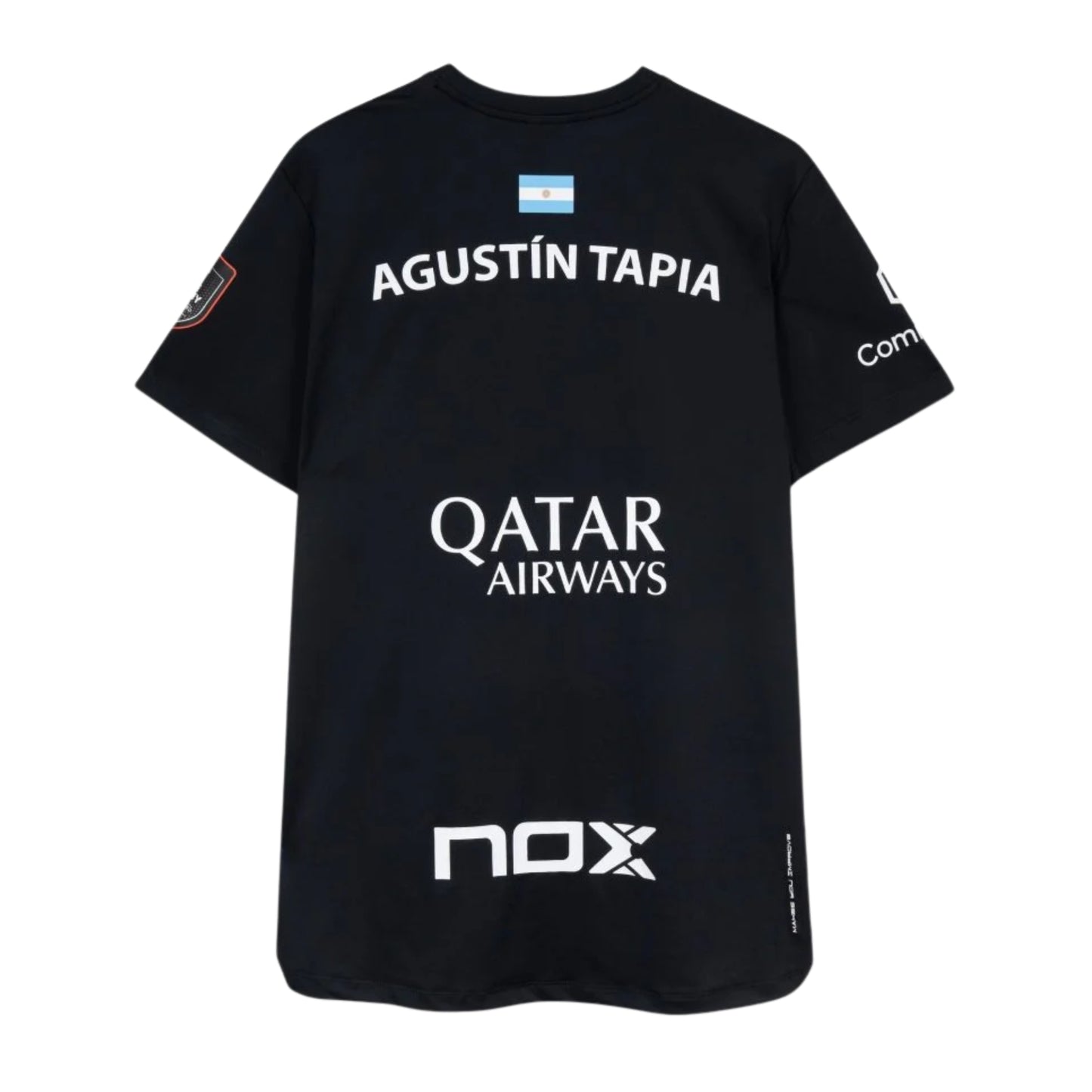 NOX CAMISETA SPONSORS AT10 NEGRO DE AGUSTÍN TAPIA 2026
