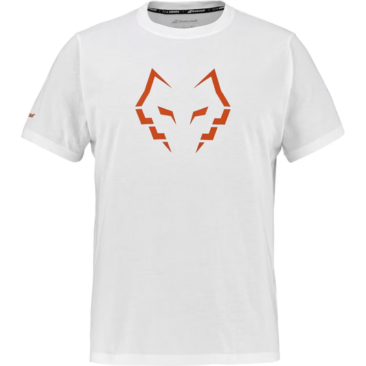 BABOLAT PLAYERA COTTON TEE LEBRON MEN WHITE/ WHITE