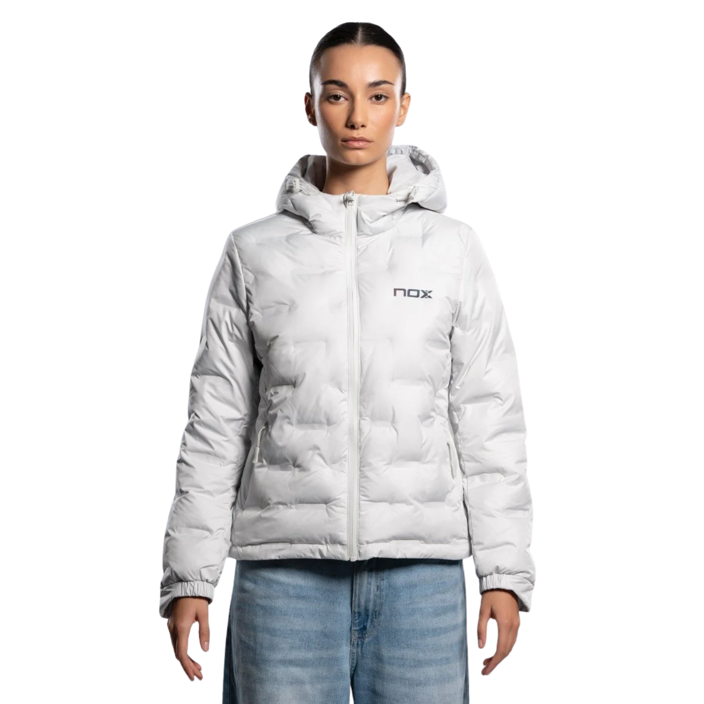 NOX CHAQUETA ACOLCHADA TEAM GRIS MUJER
