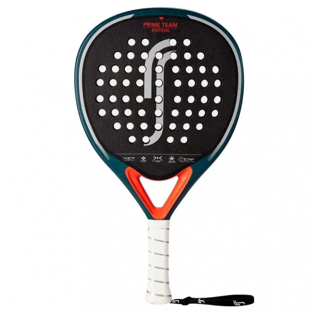 RS PALA PADEL PRIME TEAM BLACK TURQUESA ORANGE