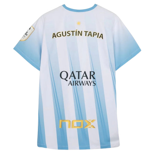 NOX CAMISETA SPONSORS AT10 AZUL CLARO AGUSTÍN TAPIA
