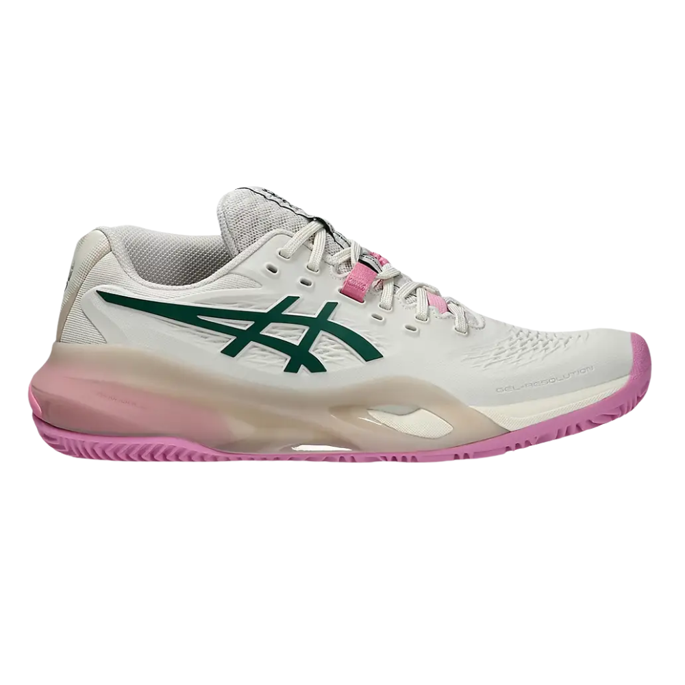 ASICS TENIS MUJER GEL-RESOLUTION X PADEL SOFT OAT JEWEL GREEN