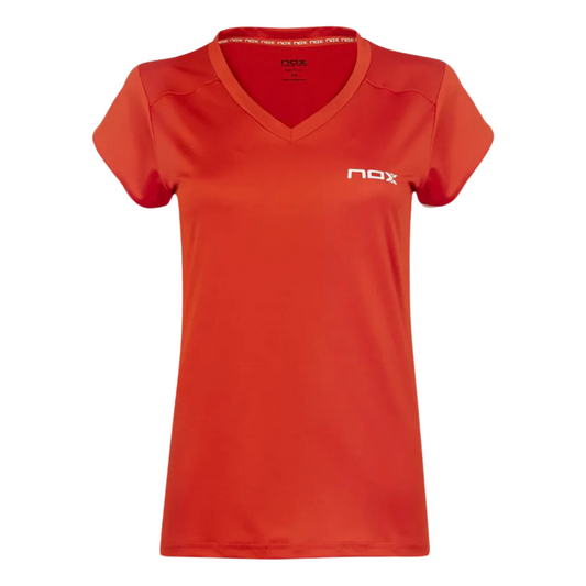 CAMISETA TEAM ROJA LOGO BLANCO