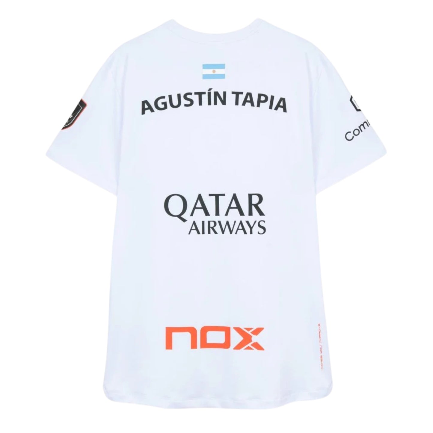 NOX CAMISETA SPONSORS AT10 BLANCO DE AGUSTÍN TAPIA 2026