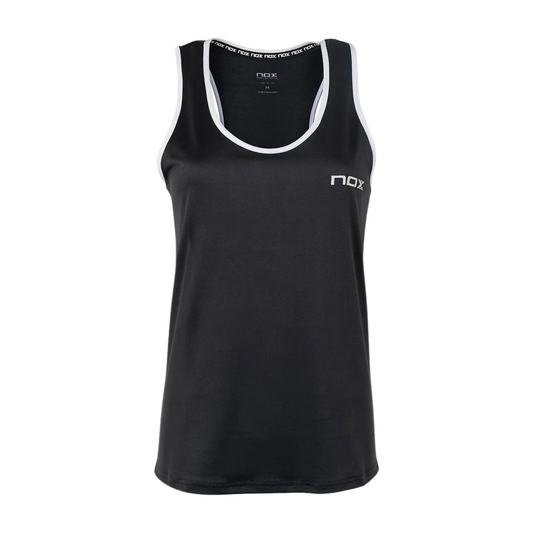 CAMISETA TIRANTES TEAM PLOMO LOGO BLANCO