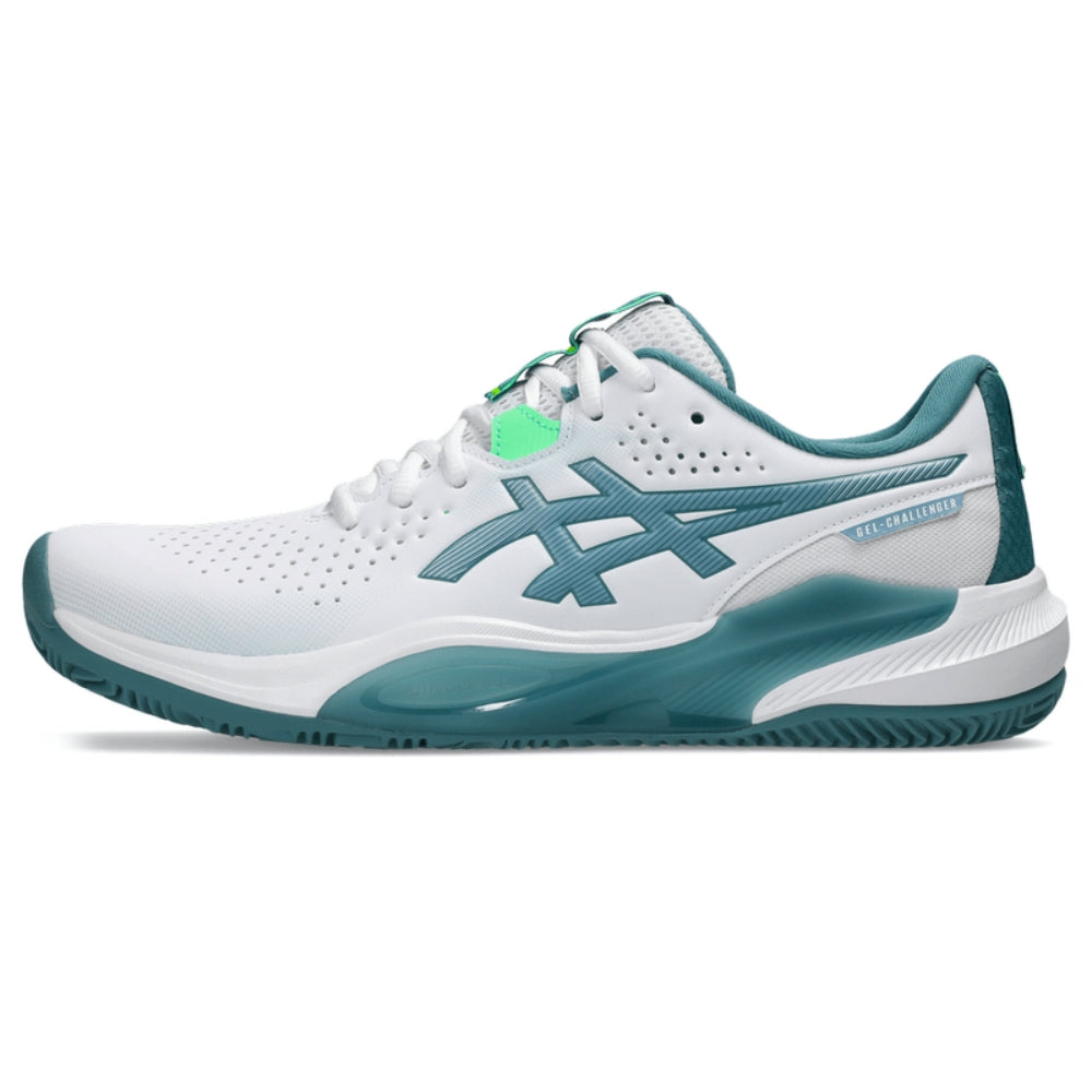 ASICS TENIS GEL-CHALLENGER 15 HOMBRE WHITE/MISTY PINE