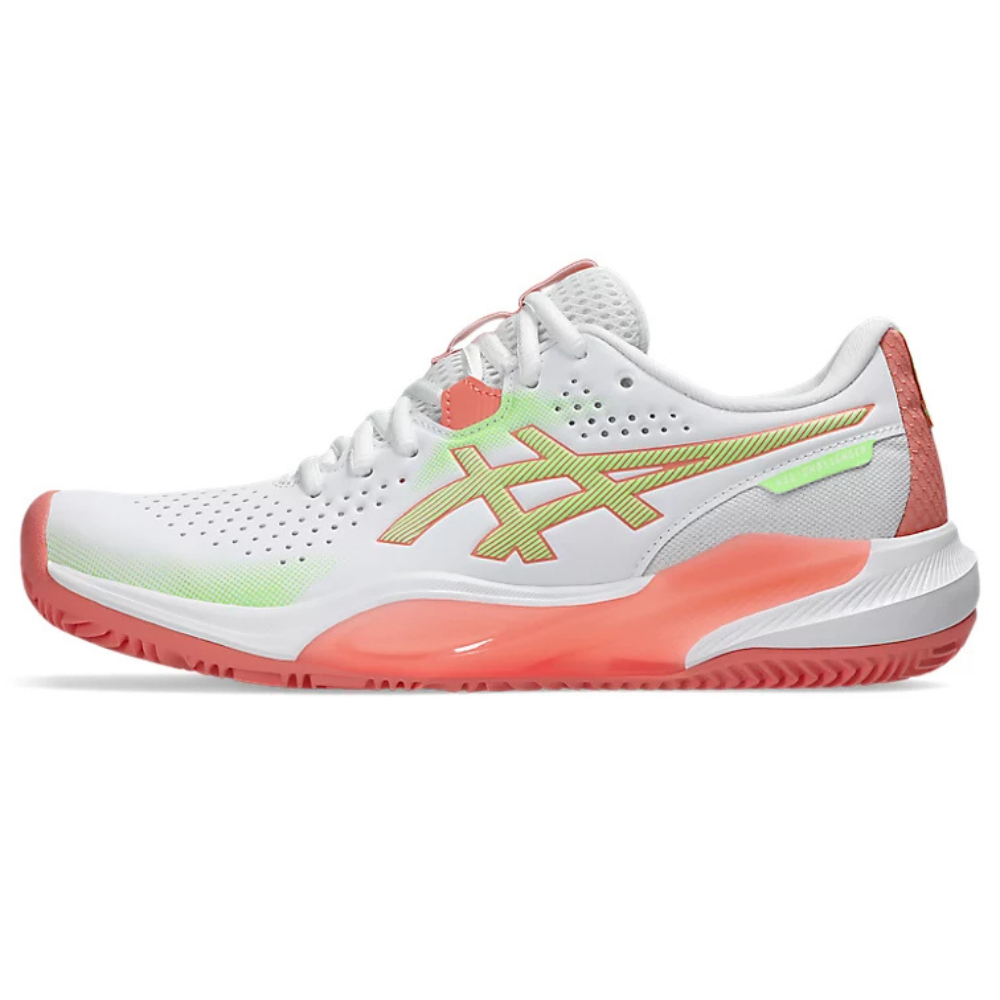 ASICS TENIS PADEL GEL CHALLENGER  15 PDL WHITE/GUAVA WOMEN