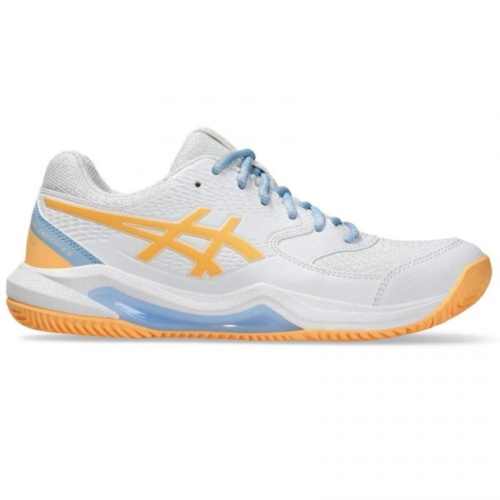 ASICS TENIS PADEL WOMEN GEL-DEDICATE 8 PDL WHITE/ORANGE
