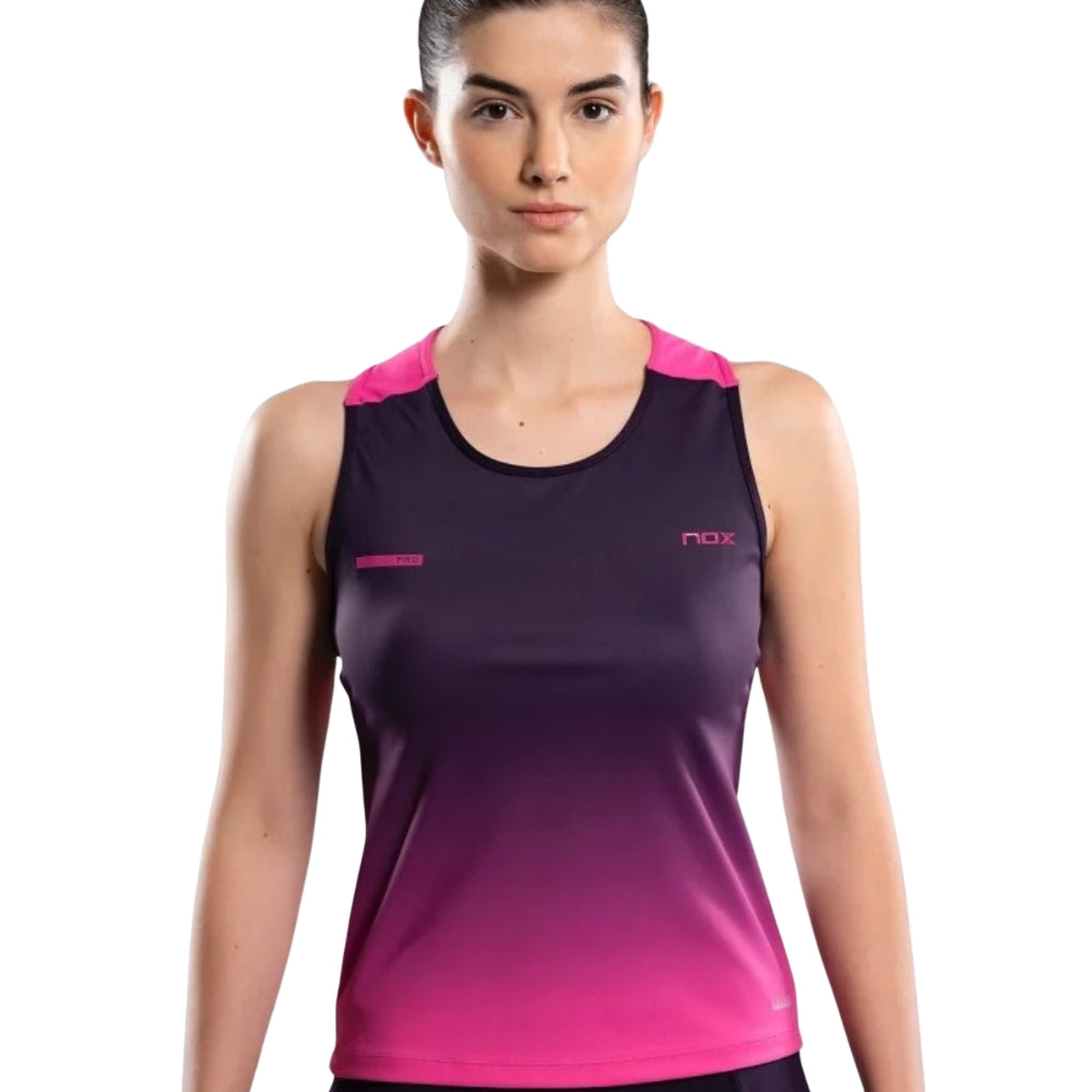 NOX CAMISETA TIRANTES WOMEN PRO BLACKBERRY ROSE DEGRADED