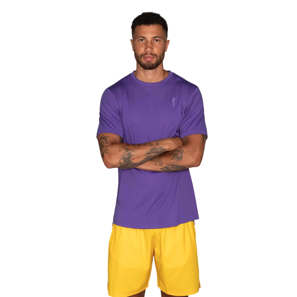 RS PLAYERA MEN'S PERFORMANCE TEE DEEP PURPLE