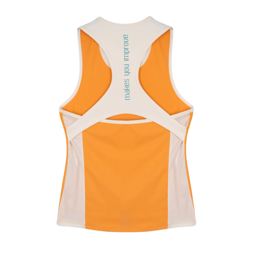 NOX CAMISETA DE TIRANTES MUJER PRO NARANJA