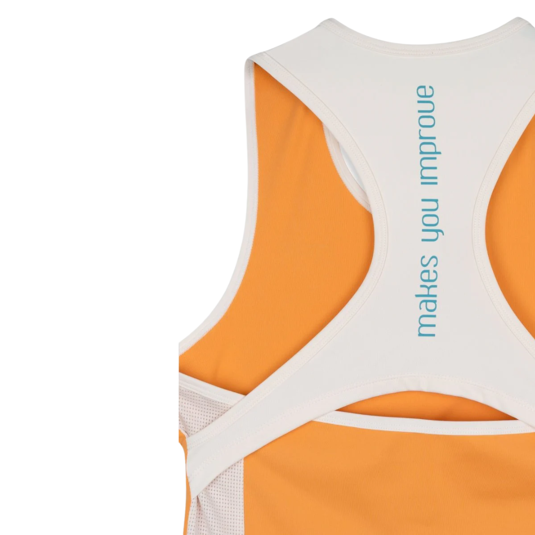 NOX CAMISETA DE TIRANTES MUJER PRO NARANJA