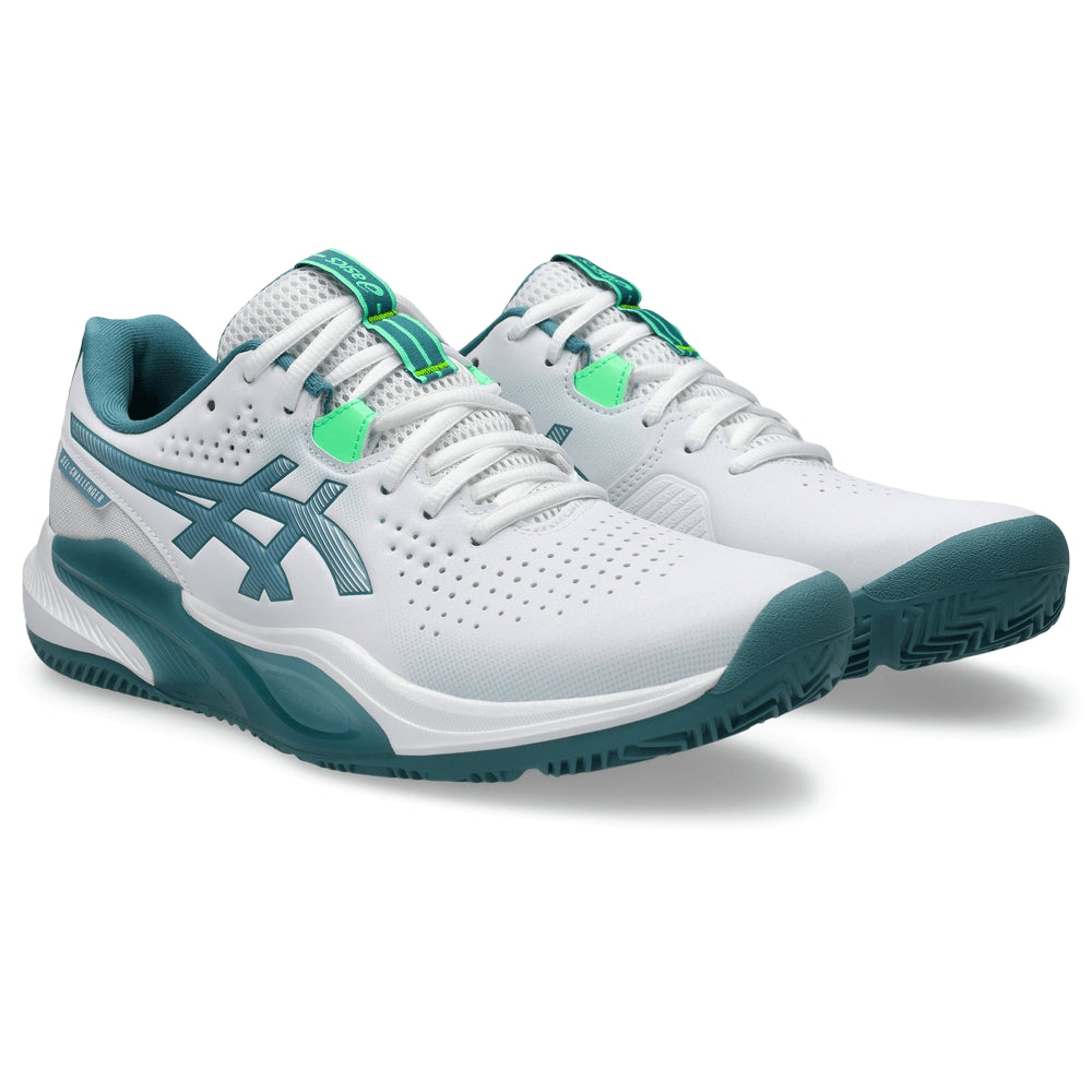 ASICS TENIS GEL-CHALLENGER 15 HOMBRE WHITE/MISTY PINE