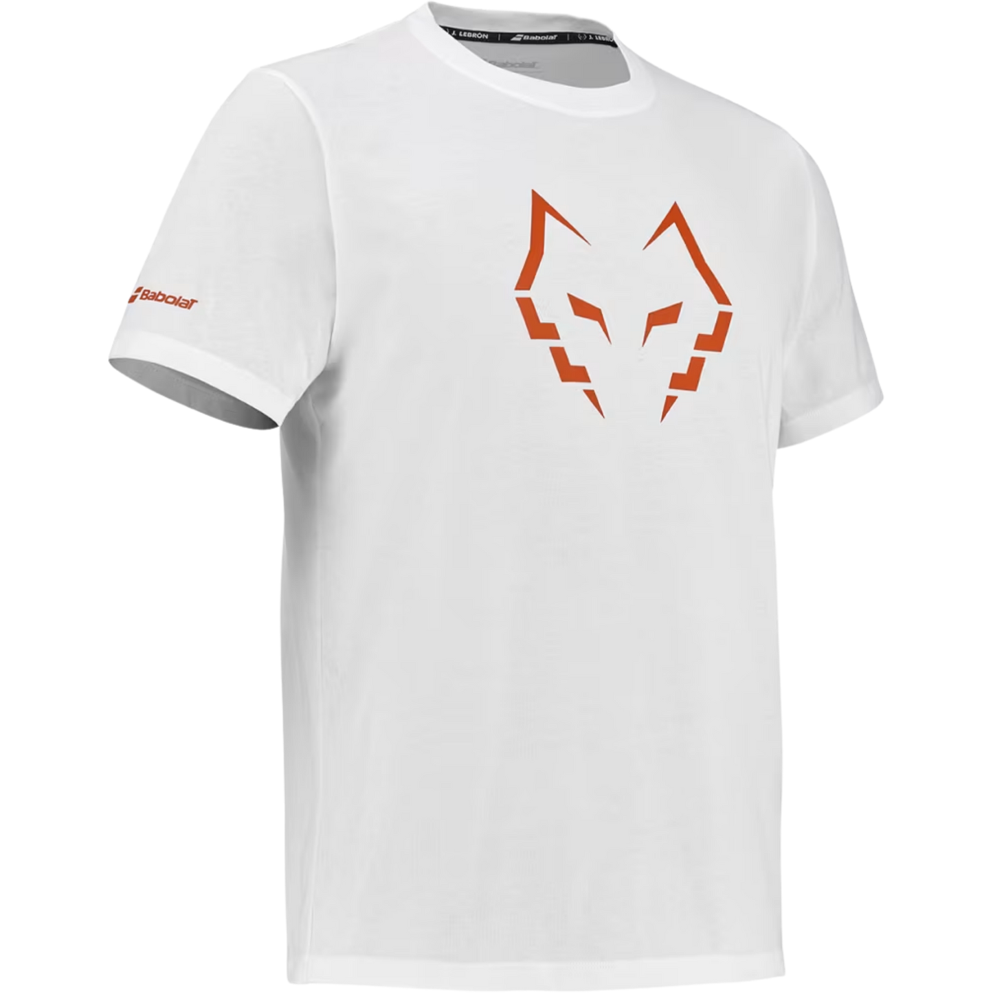 BABOLAT PLAYERA COTTON TEE LEBRON MEN WHITE/ WHITE